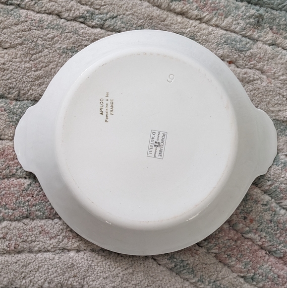 Porcelaine D'auteuil French au gratin dishes set of three - Picture 6 of 8